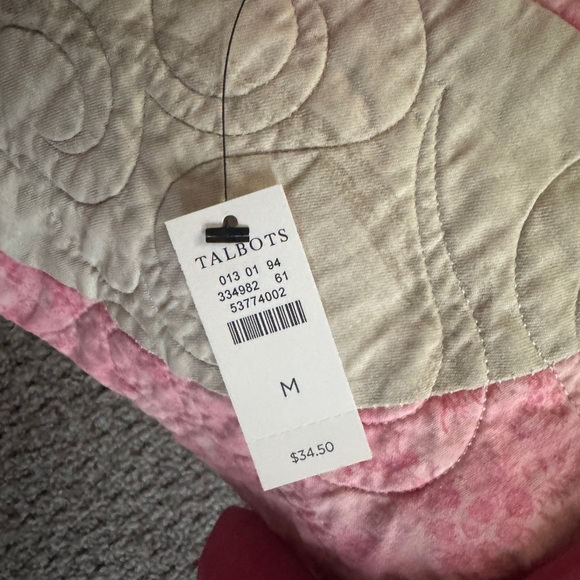 Pink Talbots long sleeve top - Picture 3 of 3